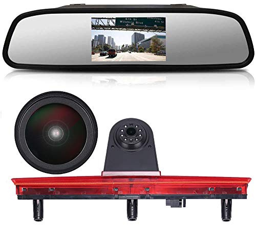 HD Auto IP68 Nachtsicht Wohnwagen Rückfahrsystem Bremsleuchte Rückfahrkamera Van Dachkamera Einparkkamera Einparkhilfen Mit winkelverstellbar Kompatibel mit V W T5 Bus Transporter Mu-ltivan Ca-ravelle