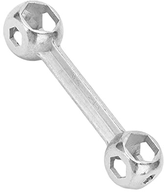 RiToEasysports 6‑16 Mm Sechskantkopfschlüssel, 10-in-1-Sechskantschlüssel in Knochenform, Fahrradschlüssel, Fahrradreparaturwerkzeug Fahrradreparatur -Hardware -Tool Fahrt