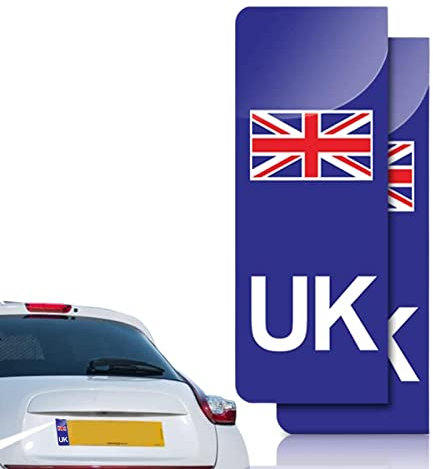 UK Car Stickers, 10PK UK Car Stickers for Europe GB stickers for car UK car sticker uk number plate stickers, UK Vinyl Car Stickers, Replace GB Car Stickers for Europe,No Blow off, No Scratching