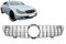 KITT Tuning Kühlergrill GT-R Panamericana Look Chrom mit Silberakzenten für Mercedes CLS W219 Non-Facelift (2005-2008)