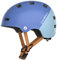 GLAMVILLA Skaterhelm Fahrradhelm Ultraleicht Stadthelm für Kinder/Damen/Herren,Verstellbar Unisex Schutzhelm für Skateboard E-Scooter Roller BMX,nur 260g/270/280g (Dunkelblau mit Hellblau, L(57-61cm))
