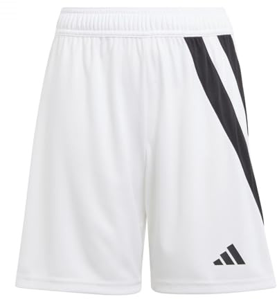 Adidas, Fortore 23, Kurze Trainingsshorts, Weiß Schwarz, 11A, Unisex -Kinder