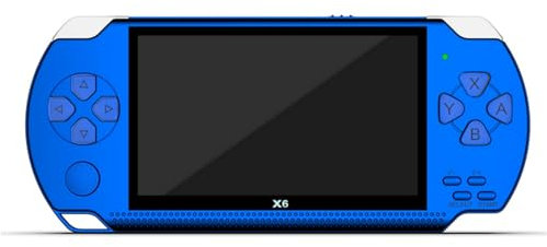 S_way Consola de juegos portátil X6, consola de juegos retro integrada más de 10000 juegos, pantalla HD de 4.3' y cámara, 10 emuladores, consola emuladora de mano compatible con salida de TV, video