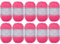 Utopia Crafts JOY Uni Strick- und Häkelgarn, Weich, Pflegeleicht, 100% Polyacryl, 10x 50 g Knäuel, 150m (Rosa Sorbet)