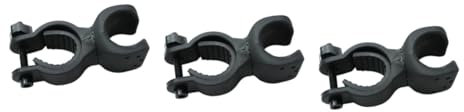 YARNOW Bike Stand 3pcs 360 Flashlight Clip Strength Training Flashlight Mount Princess Doll Cake Topper Bike Accessory Brackets Compass Bracelet Bicycle Kickstand Handlebar Headlight Clip