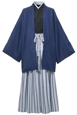 COSDREAMER Kimono japonais Yukata pour homme