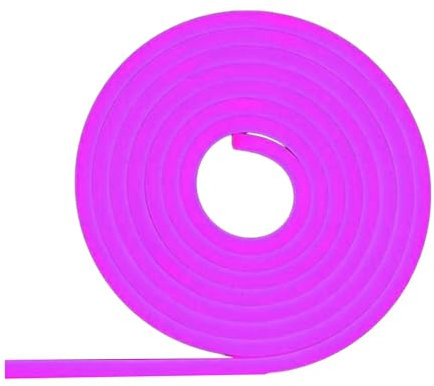 Haloppe Super Bright Led Strip Bambino Sicuro Corda Luce Neon 5m 12v Bassa Tensione Ip65 Impermeabile Flessibile FAI DA TE Tagliabile Silicone Decorazione Viola