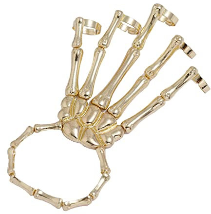 APLVFFZH Elegantes Handarmband mit Ringen für besondere Anlässe, Gold