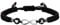 SBI Jewelry Infinity Symbol Initial Letter-A Black Cord Bracelets Adjustable Birthday Bracelets for Mother Day Jewellery Gifts