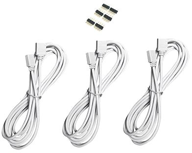 HONMEET 9stücke Led-streifen-verlängerungskabel Verbindungskabel Lichtkabel Schweißfreies Doppelkopf-verbindungskabel Lichtstreifen-verlängerungskabel Für Controller Oder Streifen-verbindu