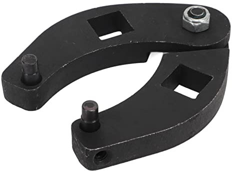 GRCFUMO Adjustable Gland Nut Wrench, Carbon Steel Gland Nut Wrench, Shockproof Hydraulic Cylinder Spanner Wrench for Agricultural Loaders, Tractor