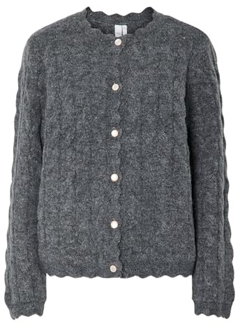 YAS Damen Yasbubera Ls Knit Cardigan S. Noos Yasbubera Ls Knit Cardigan S. Noos (1er Pack)