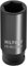 Hlipaty Impact Socket 23mm, 1/2 Square Drive 6 Point Cr-Mo Deep Socket, 78mm Length