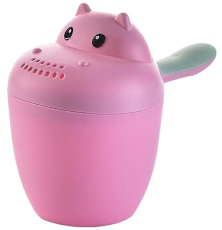 Gobelet de bain pour bébé - Seau de rinçage pour bébés, eau de préhension | Rinçage des cheveux facile et facile, hippopotame sans outil de bain de déversement, tasse de douche de shampooing