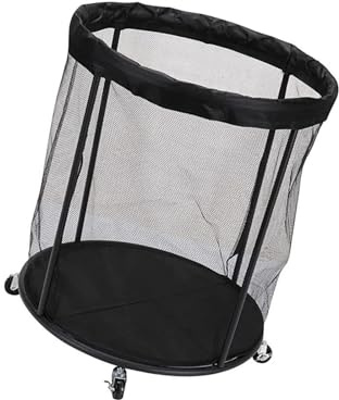 Vynetra Ball Holder Storage Bin Garage Cart With Lockable For Indoor Outdoor Sports Equipment Organizers Cart Holder Sports Equipment Organizer With For Gym