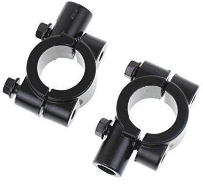 HDBUBALUS Motorrad-Spiegelhalterung, 8 mm, 2 Stück
