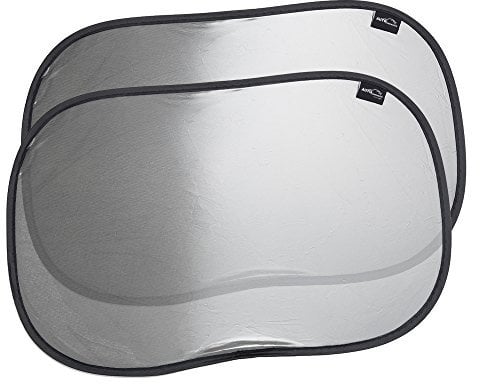 Auto Companion Universal-Autofenster-Sonnenblenden, 2 Stück, schützt vor schädlichen UV-Strahlen und Hitze durch Sonneneinstrahlung, Schutz für Ihre Kinder, keine Saugnäpfe erforderlich