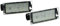 AUTO-STYLE Satz LED Nummerschildbeleuchtung kompatibel mit Renault/Opel diverse Modelle
