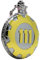 CokinkiDs Taschenuhr, goldenes, Fallout 4 Vault 111 Steampunk-Taschenuhr, Quarz-Taschenuhr, Geschenk für Herren