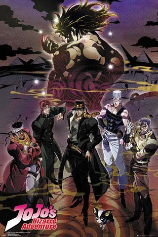 empireposter JoJo’s Bizarre Adventure - Group - TV-Serie - Poster Plakat Druck - Größe 61x91,5 cm