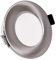 IP44 LED Bad Einbaustrahler 230V sehr flach 5,5W RUND Eisengebürstet Edelstahl-Optik Einbauspot Einbauleuchte Einbaulampe Deckenlampe Deckenstrahler Dusche