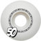Fracture Skateboards Comic Classic Skateboard-Rollen, 50 mm, Weiß