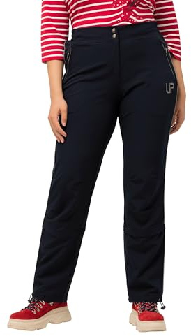 Ulla Popken Damen Freizeithose Funktionshose, Wasserabweisend, Powerstretch, Gummibund