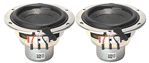 ANCNA Altavoz Subwoofer de 3,5 Pulgadas, 30W, 4Ohm, Gran Trazo, Graves Medios Profundos, Altavoz de Graves de neodimio, 4R, 30W