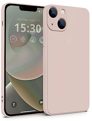 MyGadget Cover per iPhone 14 Plus - Custodia Protettiva in Silicone Morbido – Case TPU Flessibile - Ultra Protezione Antiurto & Antiscivolo Rosa