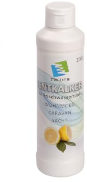 TW-DES ENTKALKER für Frischwassertanks Wohnmobil Caravan Yacht