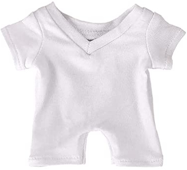niannyyhouse 20cm Plüsch Puppe Kleidung V-Ausschnitt Anti-Fleck Unterwäsche Puppe Dress up (20CM-V-Ausschnitt)
