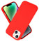 Cadorabo Custodia compatibile con Apple iPhone 14 in LIQUID ROSSO - Coperchio protettivo in silicone TPU flessibile