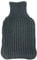 Cosy Knitted Hot Water Bottle Cover ONLY for 2-Liter Bottles (Dark Grey)
