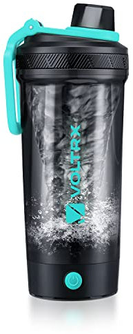 VOLTRX Shaker-Flasche, Gallium USB C wiederaufladbarer elektrischer Protein-Shake-Mixer, Shaker-Becher für Protein-Shakes und Mahlzeiten-Ersatzshakes, BPA-frei, hergestellt mit Tritan, 700 ml