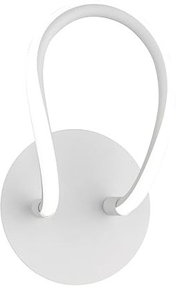 Reality Leuchten LED Wandleuchte Bologna R27051131, Metall Weiß matt, inkl. 11,5 Watt LED, Switch Dimmer