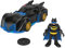 Fisher-Price Imaginext DC Super Friends Batman Toys Shake & Spin Batmobile with Poseable Figure for Preschool Pretend Play Ages 3+ Years, HRP08