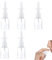 5 pcs Nasal Spray Bottles Refillable Fine Mist Sprayers Empty Nose Mist Sprayer,Essential Oils Continuous Fine Mist Plastic Water Spray Saline Bottle,Refillable Empty Spray Bottle for Home Outdoor