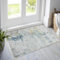 Safunion Teppich Wohnzimmer Schlafzimmer KurzFlor Modern Teppiche Groß Weich rutschfest Abstrakte (Blau/Multi, 80 x 120 cm)