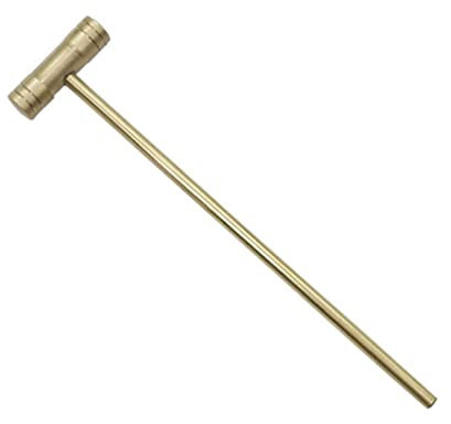 Rebellious Mini-Miniature Brass Hammer, Craft Tool for DIY, Jewelry, Watches & More, Non-Slip Handle, Durable Brass, 7.0in