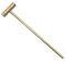 Rebellious Mini-Miniature Brass Hammer, Craft Tool for DIY, Jewelry, Watches & More, Non-Slip Handle, Durable Brass, 7.0in