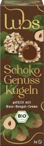 Schoko Genuss Kugel gef. mit Nuss-Nougat-Creme,Bio 6 x 44 g