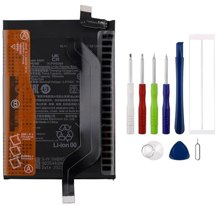 Swark 4900mAh BM57 Ersatz Akku Kompatibel mit Xiaomi Redmi Note 10 Pro/Poco X3 GT with Werkzeugsatz