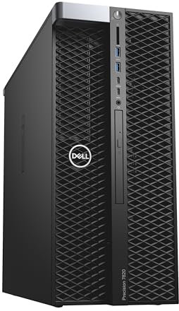 Dell Precision 7820 Tower Workstation - Xeon Gold 6138 (20 Cores), Nvidia Quadro RTX 4000 8GB. 64GB DDR4, 2TB PCIe Gen 4.0x4 NVMe & 6TB HDD, SD Card Slot, LAN, Windows 11 Pro for Workstation (Renewed)