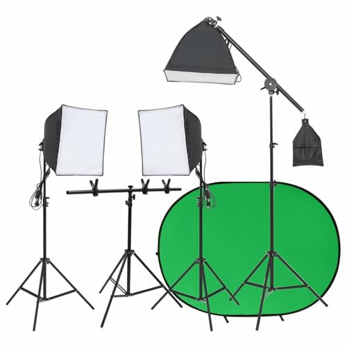 JUDYY Kit per Studio Fotografico con Set di Luci e Fondale,Studio Foto,Fotografia,Illuminazione e Studio,Luci e Flash da studio-3143970