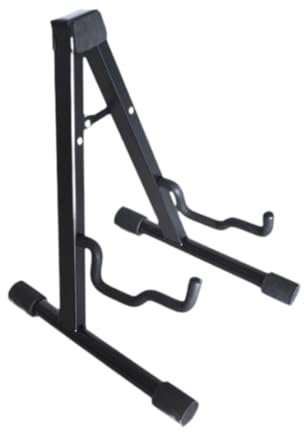 Amagogo Gitarrenständer, Notenständer, tragbarer, rutschfester Bodengitarrenständer, Gitarrenhalter für Ukulele, klassische Gitarre, Akustikgitarre, Bass