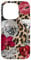 iPhone 14 Pro Leopard Girl Ball Disco Cherry Y2K Orchids Flowers Martini Case