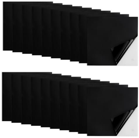 HOMMDECO 20 schwarze Reparaturflicken aus TPU, aufblasbarer Flicken, Reparaturflicken, wasserdicht, stark klebrig, Reparaturflicken für Wasserrohr, Luftkissen, Regenmantel, Schwimmring, Zelt, Auto,