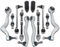 SUSMONSTER Querlenker Satz Vorne Vorderachse 14 Teilig Kompatibel mit BMW 5er E60 5er Touring E61 520i 523i 525i 530i 540i 545i 550i 520d 525d 530d 535d M5 2001-2010 Replace# 31356769499