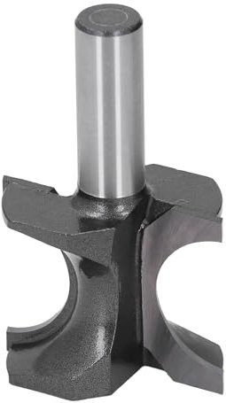 Roundover Router Bit Set 1/2 Inch Shank 1-1/8 Inch Bead Diameter Half Round Edge Cutter for Woodworking MDF Solid Wood and Particle Board