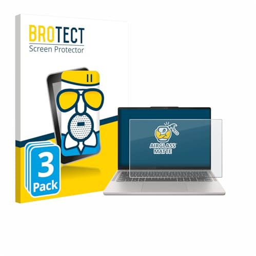 brotect Anti-Glare Glass Screen Protector Matte compatible with Lenovo Chromebook Plus 14 (3 Pack) - Anti-Scratch 9H Protection Film
